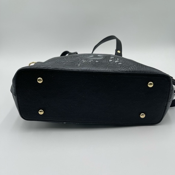 Anuschka Tooled Leather Crossbody Bag Adjustable Strap Cleopatra's Leopard Tote - Picture 7 of 15